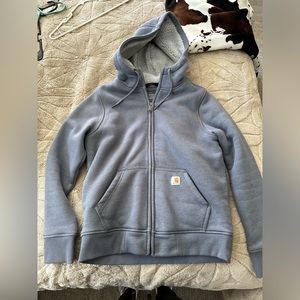 Sherpa Lined Relaxed Fit Carhartt Zip Up